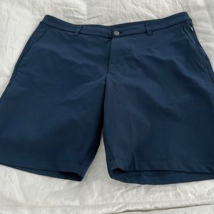 Men’s Lululemon commission shorts 36 blue